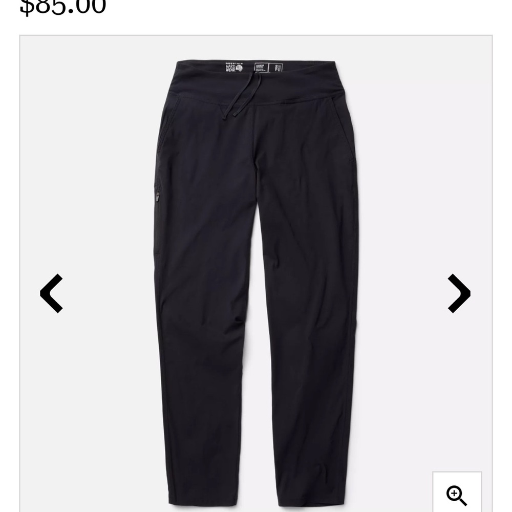 Mountain Hardwear Women's Black Dynama Ankle Pants